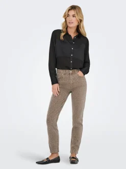 ONLEMILY High waist Straight fit Enkel lengte Jeans