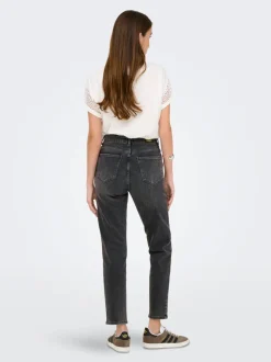 ONLEMILY High waist Straight fit Enkel lengte Jeans