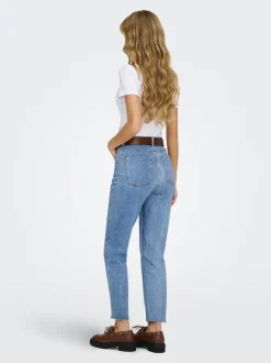 ONLEMILY High waist Straight fit Cropped Jeans