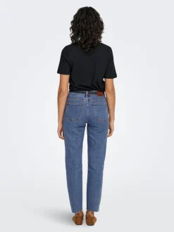 ONLEMILY High waist Straight fit Cropped Jeans