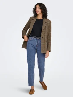 ONLEMILY High waist Straight fit Cropped Jeans