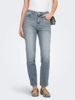 ONLEMILY High waist Straight fit Enkel lengte Jeans