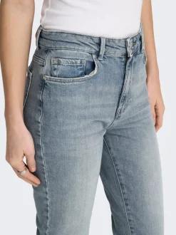 ONLEMILY High waist Straight fit Enkel lengte Jeans