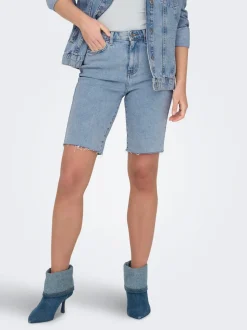 ONLEMILY High waist Straight fit Denim shorts