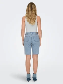 ONLEMILY High waist Straight fit Denim shorts