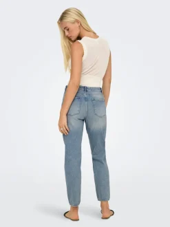 ONLEMILY High waist Straight fit Enkel lengte Jeans