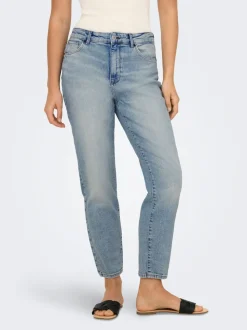 ONLEMILY High waist Straight fit Enkel lengte Jeans