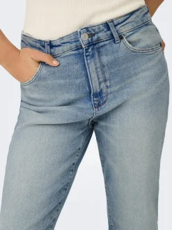 ONLEMILY High waist Straight fit Enkel lengte Jeans