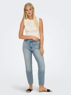ONLEMILY High waist Straight fit Enkel lengte Jeans