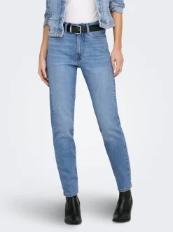 ONLEMILY High waist Straight fit Enkel lengte Jeans