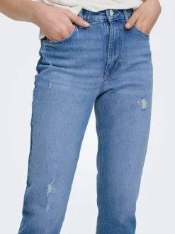 ONLEMILY High waist Straight fit Enkel lengte Jeans