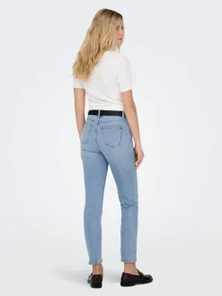 ONLEMILY High waist Straight fit Enkel lengte Jeans