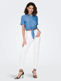 ONLEMILY High waist Straight fit Enkel lengte Jeans