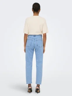 ONLEMILY High waist Straight fit Enkel lengte Jeans