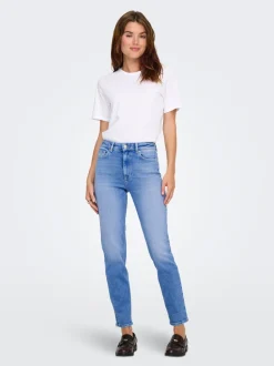 ONLEMILY High waist Straight fit Enkel lengte Jeans
