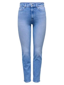 ONLEMILY High waist Straight fit Enkel lengte Jeans