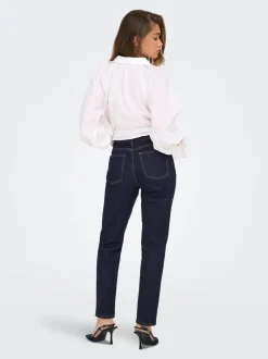ONLEMILY High waist Straight fit Enkel lengte Jeans