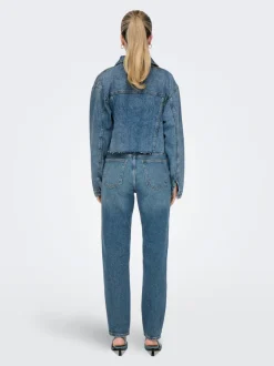 ONLEMILY High waist Straight fit Enkel lengte Jeans