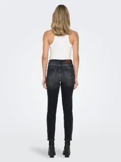 ONLEMILY High waist Straight fit Enkel lengte Jeans