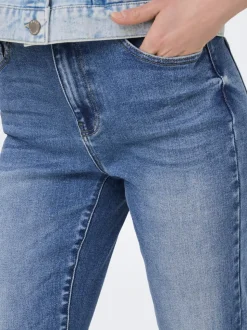 ONLEMILY-MILA High waist Straight fit Enkel lengte Jeans