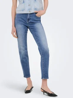 ONLEMILY-MILA High waist Straight fit Enkel lengte Jeans