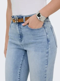 ONLEMILY-MILA High waist Straight fit Enkel lengte Jeans