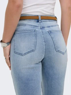 ONLEMILY-MILA High waist Straight fit Enkel lengte Jeans