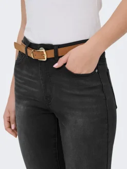 ONLEMILY-MILA High waist Straight fit Enkel lengte Jeans
