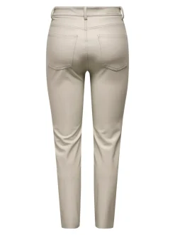 ONLEMILY Regular fit Broek van synthetisch leer
