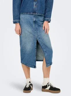 ONLENYA Denim Denim rok Midi-rok