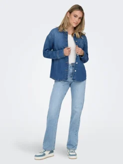 ONLESTELLE Denim overhemd