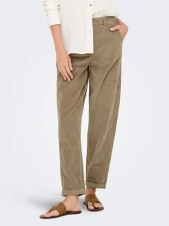 ONLFLORA Klassieke corduroy broek met carrot fit
