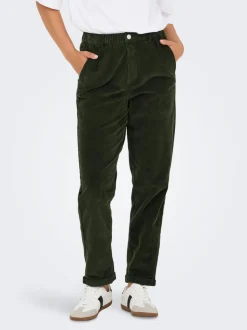 ONLFLORA Klassieke corduroy broek met carrot fit