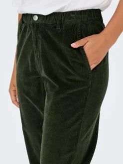 ONLFLORA Klassieke corduroy broek met carrot fit
