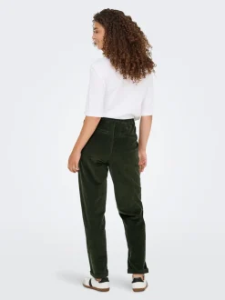 ONLFLORA Klassieke corduroy broek met carrot fit