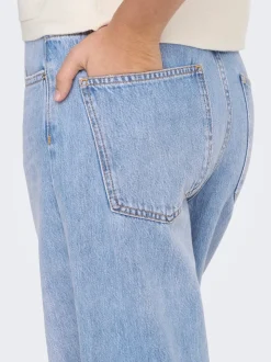 ONLFRANKIE High waist Barrel fit Enkel lengte Jeans