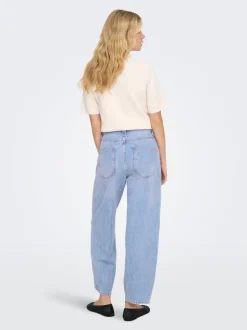 ONLFRANKIE High waist Barrel fit Enkel lengte Jeans