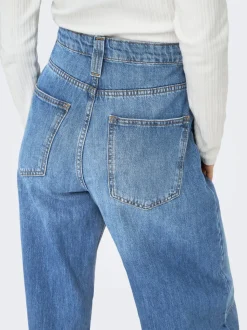 ONLFRANKIE High waist Barrel fit Enkel lengte Jeans