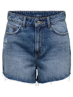 -ONLGABI High waist Regular fit Denim shorts