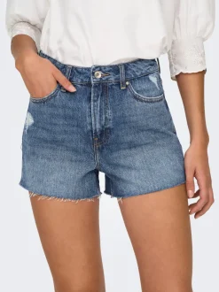 -ONLGABI High waist Regular fit Denim shorts