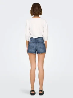 -ONLGABI High waist Regular fit Denim shorts
