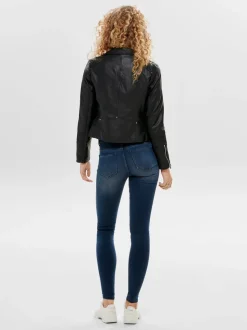 ONLGEMMA Jas van synthetisch leer