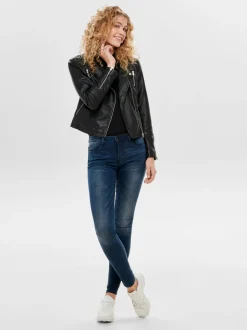 ONLGEMMA Jas van synthetisch leer
