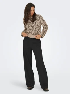 ONLGIA-DELUXE Wide leg fit Broek met wijde pijpen