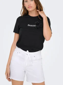ONLGIANNA Mid waist Regular fit Denim shorts