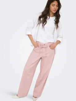 ONLGIANNA-SILLA Loose fit Broek met wijde pijpen
