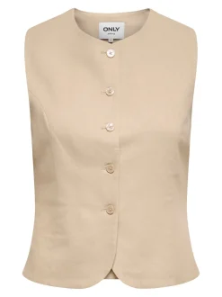 ONLGOA Linnen Stijlvol gilet