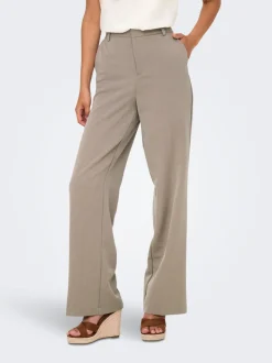 ONLHATTIE-LANA Straight tapered fit Broek met wijde pijpen