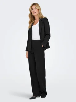 ONLHATTIE-LANA Straight tapered fit Broek met wijde pijpen