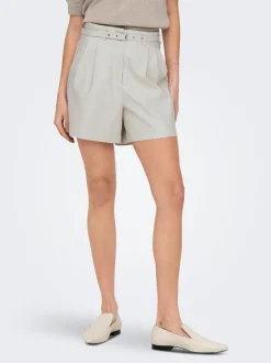 ONLHEIDI Mid waist Regular fit Short van synthetisch leer